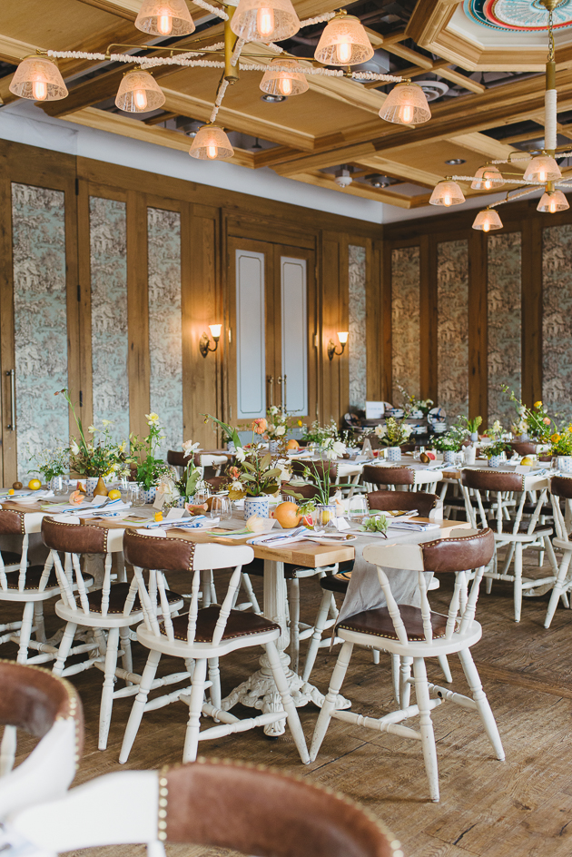 Cluny Bistro looked beautiful at this garden-inspired bridal shower theme