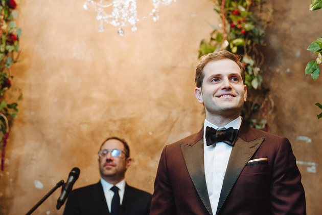 Fermenting Cellar Toronto Wedding Photographer. The groom giving a wedding speech.