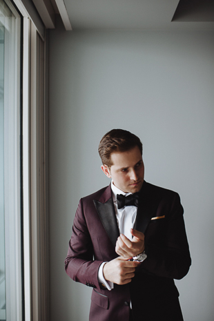Fermenting Cellar Toronto Wedding Photography. Photo session of groom getting ready.