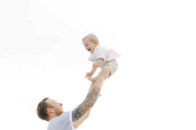 Summer family shoot on a beach in Toronto